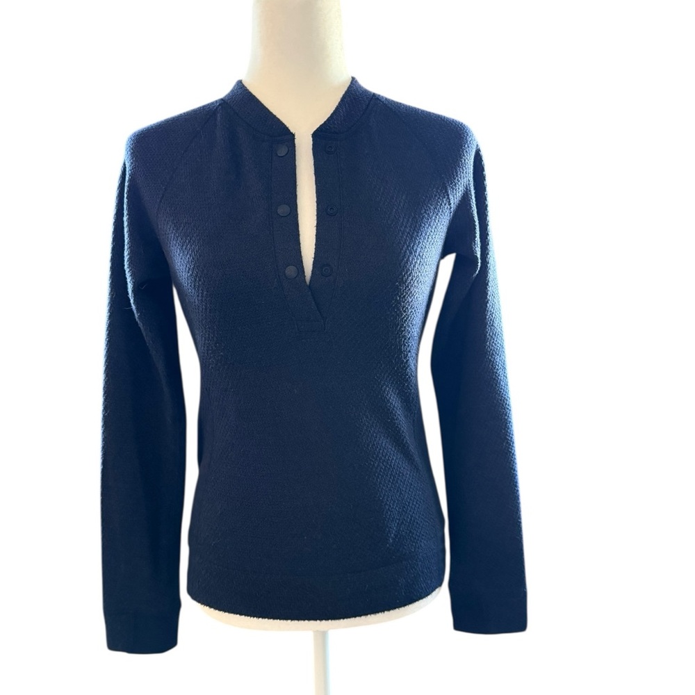 Stio Women's Thermop Fleece Sweater Henley Half Snap